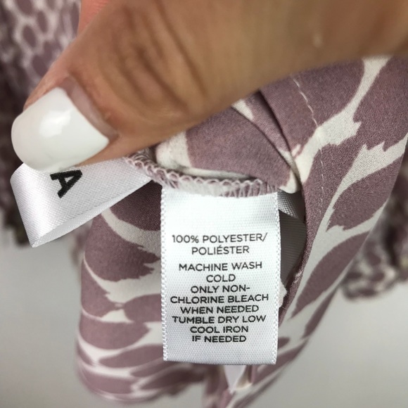 Loft Button Down Blouse Long Sleeve Small - Picture 7 of 7